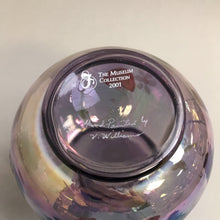 Load image into Gallery viewer, Fenton 2001 Museum Collection Pitcher Iridescent Purple Signed by V. Williams (7")
