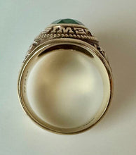 Load image into Gallery viewer, 10K Gold Emerald Josten Lewis College Class Ring 1965 sz 8 (8.9g)
