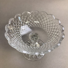 Load image into Gallery viewer, Waterford Crystal Emily Compote Pedestal Signed Cut Crystal Scalloped Edge (7")
