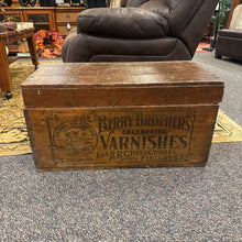 Load image into Gallery viewer, Antique Berry Brothers Varnish Crate Box (16x30x15)

