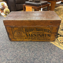 Load image into Gallery viewer, Antique Berry Brothers Varnish Crate Box (16x30x15)
