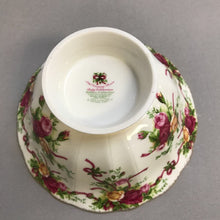 Load image into Gallery viewer, Royal Albert Old Country Roses Ruby Celebration Ribbon Gold Footed BowlRoyal (3x6)
