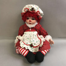 Load image into Gallery viewer, Marie Osmond Porcelain/Cloth "Kissy" Clown Doll (~18")
