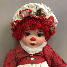 Load image into Gallery viewer, Marie Osmond Porcelain/Cloth "Kissy" Clown Doll (~18")
