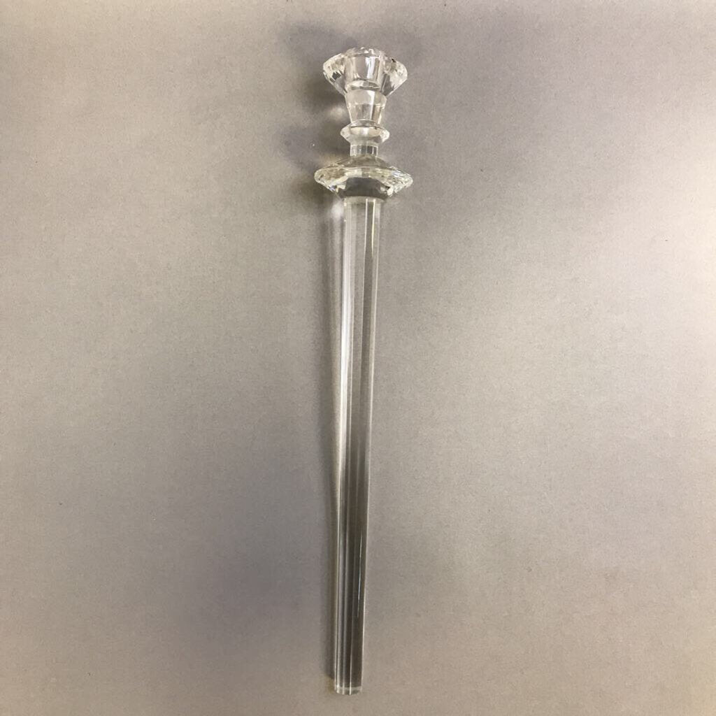Glass Candlestick Holder (~18