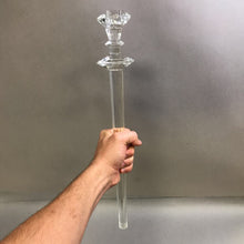 Load image into Gallery viewer, Glass Candlestick Holder (~18&quot;)
