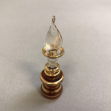 Load image into Gallery viewer, Blown Red &amp; Gold Glass Egyptian Perfume Bottle (3&quot;)

