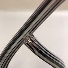 Load image into Gallery viewer, Murano Glass Black &amp; White Twisted Column Art Glass Sculpture (13&quot;)(As Is)
