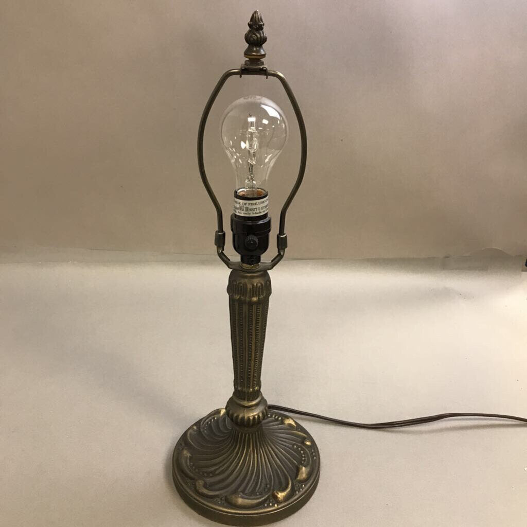 Antique Brass Style Lamp No Shade (19