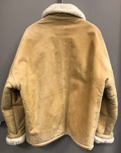 Load image into Gallery viewer, Ladies Jones New York Leather/ Acrylic Tan Jacket Size Small
