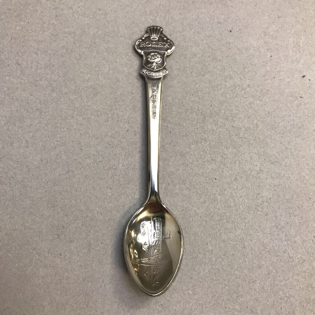 Rolex Geneve Bucherer of Switzerland Silverplate Spoon (4.25