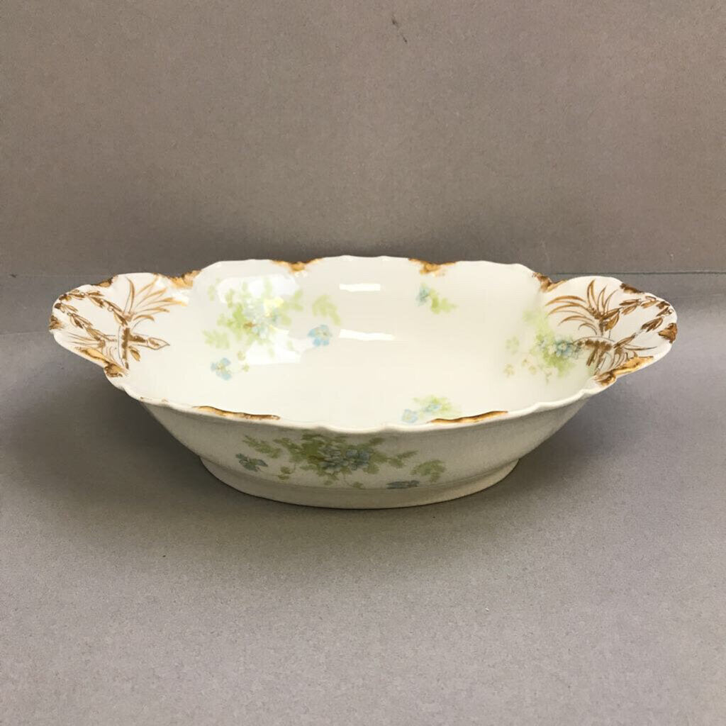 Haviland Limoges Schleiger #52b Oval Vegetable Serving Bowl (2.625x10x7.75)