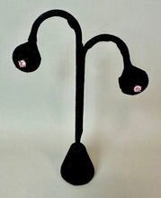 Load image into Gallery viewer, Sterling Pink Topaz Stud Earrings
