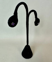 Load image into Gallery viewer, Sterling Amethyst Stud Earrings
