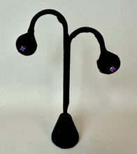 Load image into Gallery viewer, Sterling Amethyst Stud Earrings
