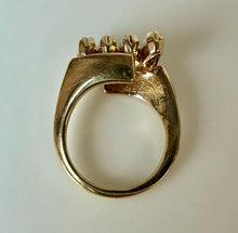 Load image into Gallery viewer, Espo Gold Plated Sterling Opal Ring sz 4.5

