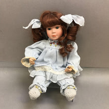 Load image into Gallery viewer, Chelsea Porcelain Doll with Bears (12")

