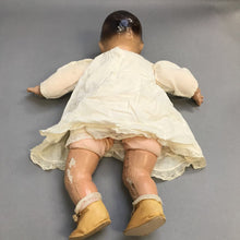 Load image into Gallery viewer, Vintage Composition 21&quot; Ideal Baby Doll Molded Hair Brown Sleep Eyes Cloth Body (As Is)
