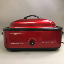 Load image into Gallery viewer, Nesco 18 Qt Red Roaster Oven #4818-12 Cook Well w/ Lid &amp; Rack
