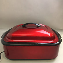 Load image into Gallery viewer, Nesco 18 Qt Red Roaster Oven #4818-12 Cook Well w/ Lid &amp; Rack

