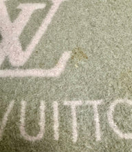 Load image into Gallery viewer, Louis Vuitton LV Reykjavik 100% Cashmere Gray/Pale Pink Logo Scarf Made in Scotland As-Is (17x69&quot;)
