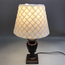 Load image into Gallery viewer, Brown Nightstand Lamp with White Shade (18&quot;)
