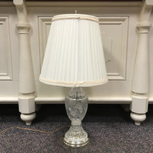 Load image into Gallery viewer, Crystal Table Lamp with White Shade (30&quot;)
