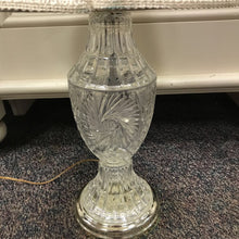 Load image into Gallery viewer, Crystal Table Lamp with White Shade (30&quot;)
