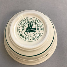 Load image into Gallery viewer, Longaberger Pottery Woven Traditions Classic Blue 6.5&quot; Small Mixing Bowl USA
