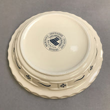 Load image into Gallery viewer, Longaberger Pottery Woven Traditions Classic Blue Pie Pan (10&quot;)(2 Available)
