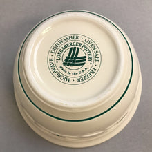 Load image into Gallery viewer, Longaberger Pottery Woven Traditions Classic Green Bowl (8&quot;)
