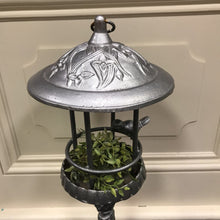 Load image into Gallery viewer, Cast Iron Free Standing Pedestal Bird Feeder (31")
