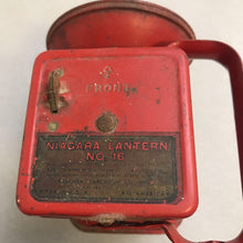 Load image into Gallery viewer, Vintage Niagara Red Railroad Lantern #16 (7&quot;)
