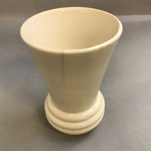 Load image into Gallery viewer, MCM McCoy Cream Ivory with Brown Rose Vase (8.5&quot;)(As Is)
