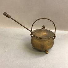 Load image into Gallery viewer, Antique Brass Smudge Pot (9")
