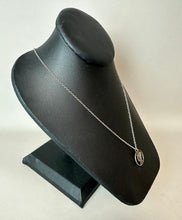 Load image into Gallery viewer, Vintage 1940 Mercury Dime Cutout Silver Pendant on 18" Chain
