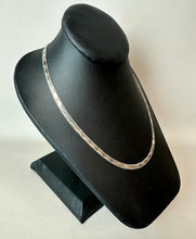Load image into Gallery viewer, Milor Italian Sterling Reversible Pattern Herringbone Chain Necklace (18")
