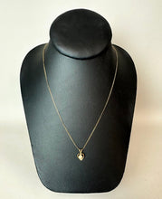Load image into Gallery viewer, Vintage Gold Filled Pearl Heart Pendant on 18" Chain
