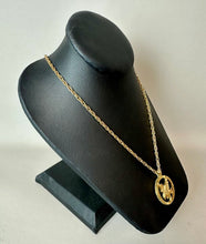 Load image into Gallery viewer, Vintage Sir Lancelot Goldtone Eagle Pendant on 23" Chain
