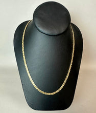 Load image into Gallery viewer, Vintage Goldtone Nugget Pattern Textured Chain 23" Necklace &amp; 8" Bracelet Set
