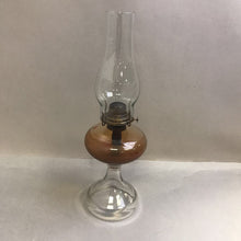 Load image into Gallery viewer, Vintage Glass Kerosene Oil Lamp (19")
