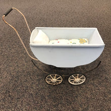 Load image into Gallery viewer, Vintage Hand Crafted Wooden Baby Bugy (26x22x11)
