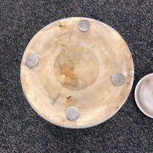 Load image into Gallery viewer, Antique 4 Gal Stoneware Butter Churn Crock w/ Lid &amp; Dasher Farmhouse Decor (16")
