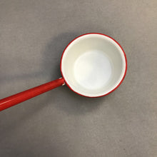 Load image into Gallery viewer, Red &amp; White Enamelware Ladle (13"; 5" Bowl)
