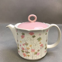 Load image into Gallery viewer, Sadler White &amp; Pink Floral Teapot (6.5x8.5x5.25)
