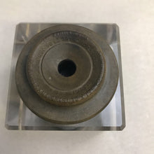 Load image into Gallery viewer, Antique 1907 Sengbusch Glass Inkwell Stand with Bakelite Lid (3x3)
