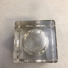 Load image into Gallery viewer, Antique 1907 Sengbusch Glass Inkwell Stand with Bakelite Lid (3x3)
