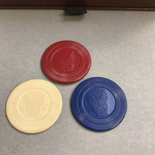 Load image into Gallery viewer, Box Set of 200 Vintage Clay Peau Doux (PO-DO) Boston Terrier Poker Chips
