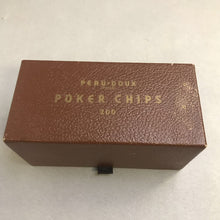 Load image into Gallery viewer, Box Set of 200 Vintage Clay Peau Doux (PO-DO) Boston Terrier Poker Chips

