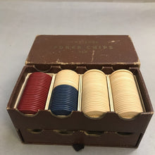 Load image into Gallery viewer, Box Set of 100 Vintage Clay Peau Doux (PO-DO) Boston Terrier Poker Chips (As Is)
